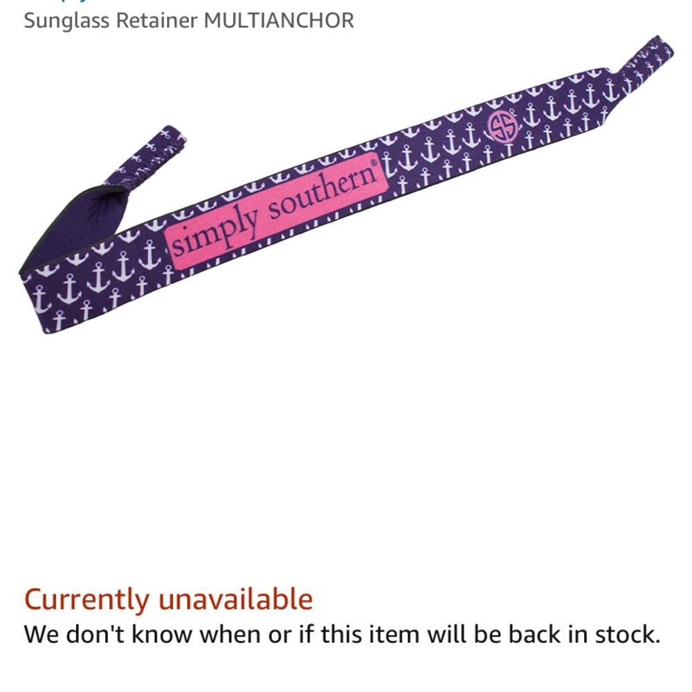 SIMPLY SOUTHERN SUNGLASSES STRAP!